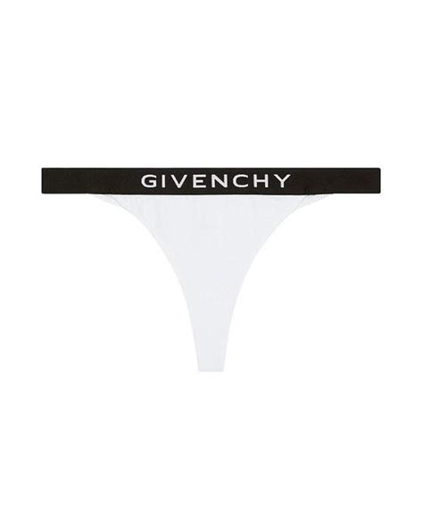 Thong in jersey bio with GIVENCHY 4G signature